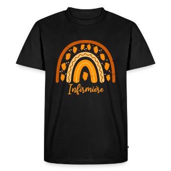 Voted Best Nurse | Nurse Gift Idea - Men's Premium Organic T-Shirt - black - Front - Nico (187cm)