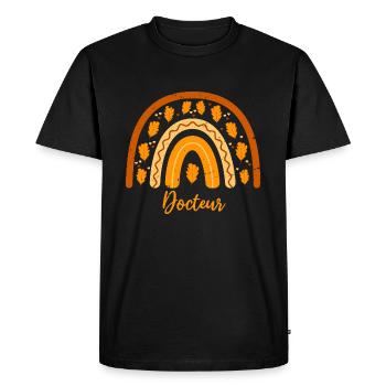 Voted best doctor| Gift Idea Doctor - Men's Premium Organic T-Shirt - black - Front - Nico (187cm)