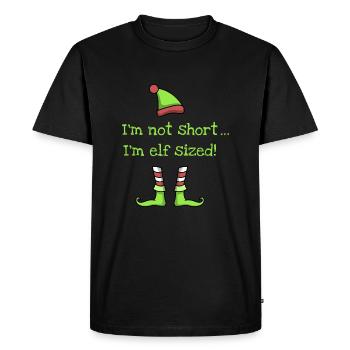Lutins de noël - T-shirt Premium bio Homme - noir - Devant - Nico (187cm)