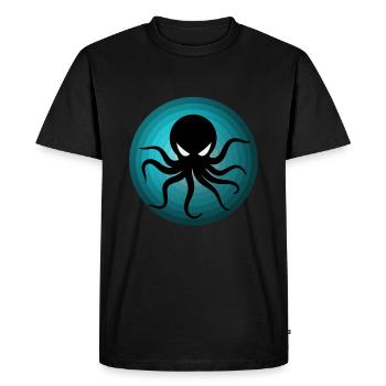 Octopus surf en plein air plongée surf gamer - T-shirt Premium bio Homme - noir - Devant - Nico (187cm)
