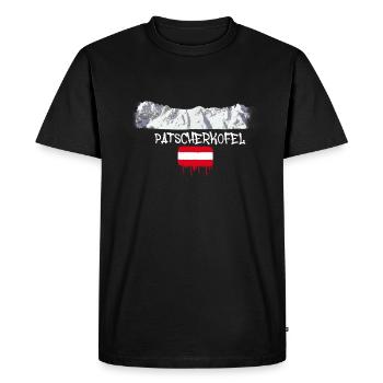 Patscherkofel,montagne,montagne,Autriche,domaine skiable,ski - T-shirt Premium bio Homme - noir - Devant - Nico (187cm)