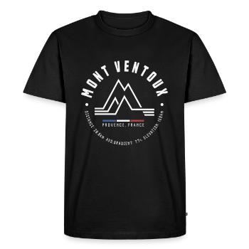 MONT VENTOUX FRANCE MOUNTAIN CLIMB CYCLING - Men's Premium Organic T-Shirt - black - Front - Nico (187cm)
