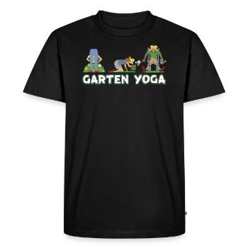 Garden, gardening, gardener - Men's Premium Organic T-Shirt - black - Front - Nico (187cm)