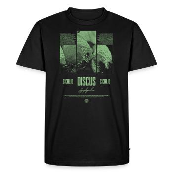 Discus Fish Cichlid Aquarium Fish Keeper - Men's Premium Organic T-Shirt - black - Front - Nico (187cm)
