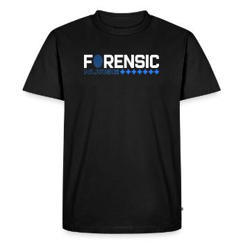 Forensic Nurse Forensic Criminalistics Scientist - Men's Premium Organic T-Shirt - black - Front - Nico (187cm)
