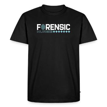 Forensic Nurse Forensic Criminalistics Scientist - Men's Premium Organic T-Shirt - black - Front - Nico (187cm)