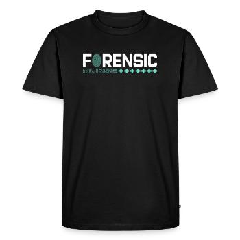 Forensic Nurse Forensic Criminalistics Scientist - Men's Premium Organic T-Shirt - black - Front - Nico (187cm)