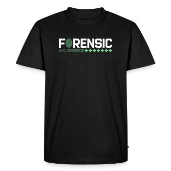 Forensic Nurse Forensic Criminalistics Scientist - Men's Premium Organic T-Shirt - black - Front - Nico (187cm)