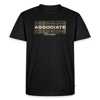 Infirmière associée Infirmières médicales Élégant - T-shirt Premium bio Homme - noir - Devant - Nico (187cm)