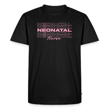 Infirmière néonatale infirmière infirmières médicales élégantes - T-shirt Premium bio Homme - noir - Devant - Nico (187cm)
