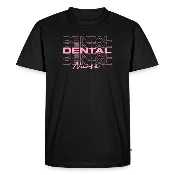 Infirmière dentaire Infirmières médicales élégantes - T-shirt Premium bio Homme - noir - Devant - Nico (187cm)