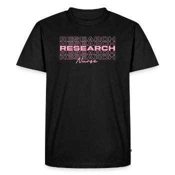 Infirmière de recherche Infirmières médicales élégantes - T-shirt Premium bio Homme - noir - Devant - Nico (187cm)