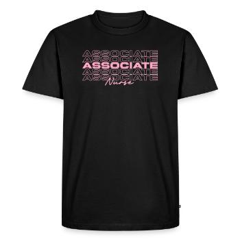 Infirmière associée Infirmières médicales Élégant - T-shirt Premium bio Homme - noir - Devant - Nico (187cm)