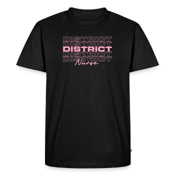 Infirmière de district Infirmières médicales élégantes - T-shirt Premium bio Homme - noir - Devant - Nico (187cm)