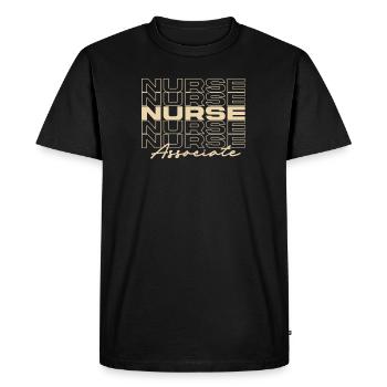 Infirmière associée infirmière infirmières médicales élégantes - T-shirt Premium bio Homme - noir - Devant - Nico (187cm)