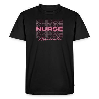 Infirmière associée infirmière infirmières médicales élégantes - T-shirt Premium bio Homme - noir - Devant - Nico (187cm)