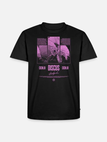 Diskusfisch Buntbarsch Aquarium Fischhalter - Männer Premium Bio T-Shirt - Schwarz