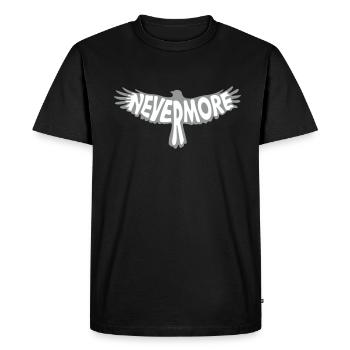 Nevermore 2C - Men's Premium Organic T-Shirt - black - Front - Nico (187cm)