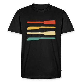 Japanese saw Japanese saw Kataba Ryobi Duzoki - Men's Premium Organic T-Shirt - black - Front - Nico (187cm)
