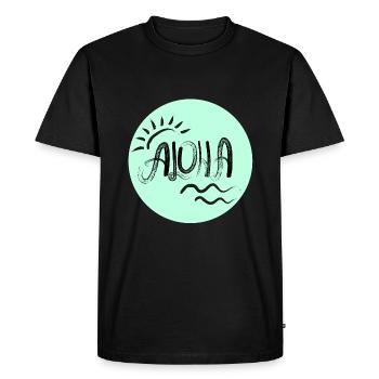 Aloha - T-shirt Premium bio Homme - noir - Devant - Nico (187cm)