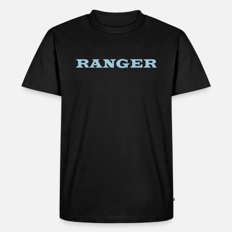 RANGER - Männer Premium Bio T-Shirt - Schwarz