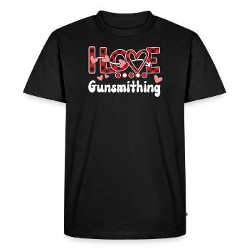 J’aime l’armurerie Filles Armurier - T-shirt Premium bio Homme - noir - Devant - Nico (187cm)