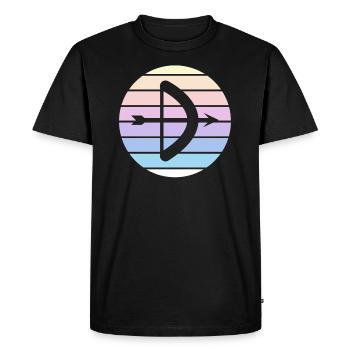 Archery Gift Saying Archery - Men's Premium Organic T-Shirt - black - Front - Nico (187cm)