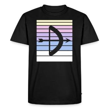 Archery Gift Saying Archery - Men's Premium Organic T-Shirt - black - Front - Nico (187cm)