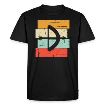Archery Gift Saying Archery - Men's Premium Organic T-Shirt - black - Front - Nico (187cm)