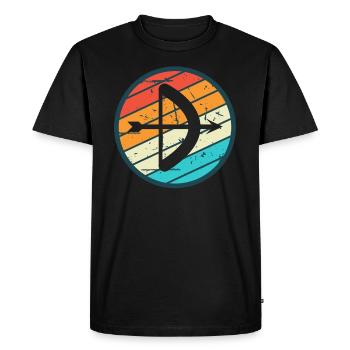 Archery Gift Saying Archery - Men's Premium Organic T-Shirt - black - Front - Nico (187cm)