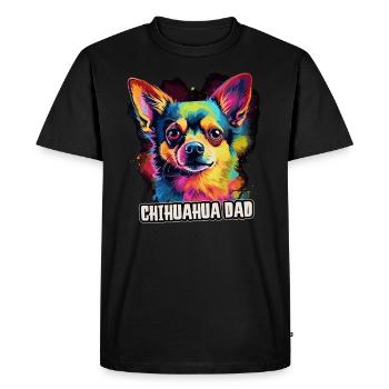 Chihuahua Dog Cadeau Dire - T-shirt Premium bio Homme - noir - Devant - Nico (187cm)