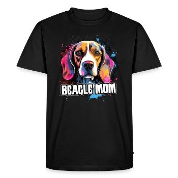 Meagle Dog Cadeau Dire - T-shirt Premium bio Homme - noir - Devant - Nico (187cm)