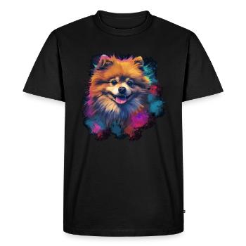 Miniature Spitz Dog Gift Saying - Men's Premium Organic T-Shirt - black - Front - Nico (187cm)