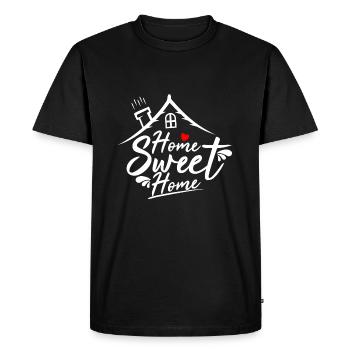 Home Sweet Home - T-shirt Premium bio Homme - noir - Devant - Nico (187cm)
