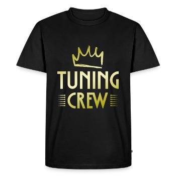 Équipe de réglage - T-shirt Premium bio Homme - noir - Devant - Nico (187cm)