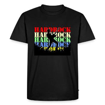 Hardrock Rock - T-shirt Premium bio Homme - noir - Devant - Nico (187cm)