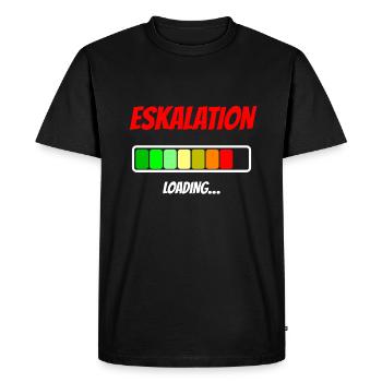 Escalade chargement barre de chargement escalade partie - T-shirt Premium bio Homme - noir - Devant - Nico (187cm)