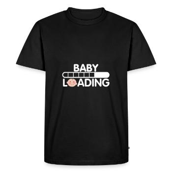 Baby is loading - Men's Premium Organic T-Shirt - black - Front - Nico (187cm)