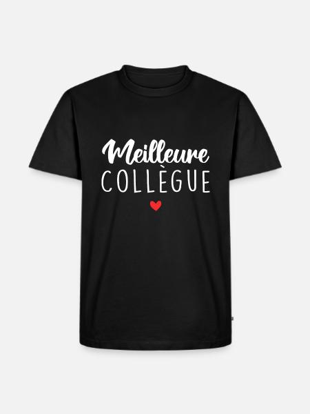 Meilleure Collègue - T-shirt Premium bio Homme - noir