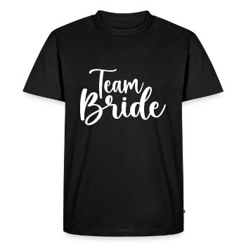 Team bride - T-shirt Premium bio Homme - noir - Devant - Nico (187cm)