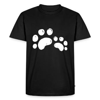 dog lovers, Dog animal gift - Men's Premium Organic T-Shirt - black - Front - Nico (187cm)