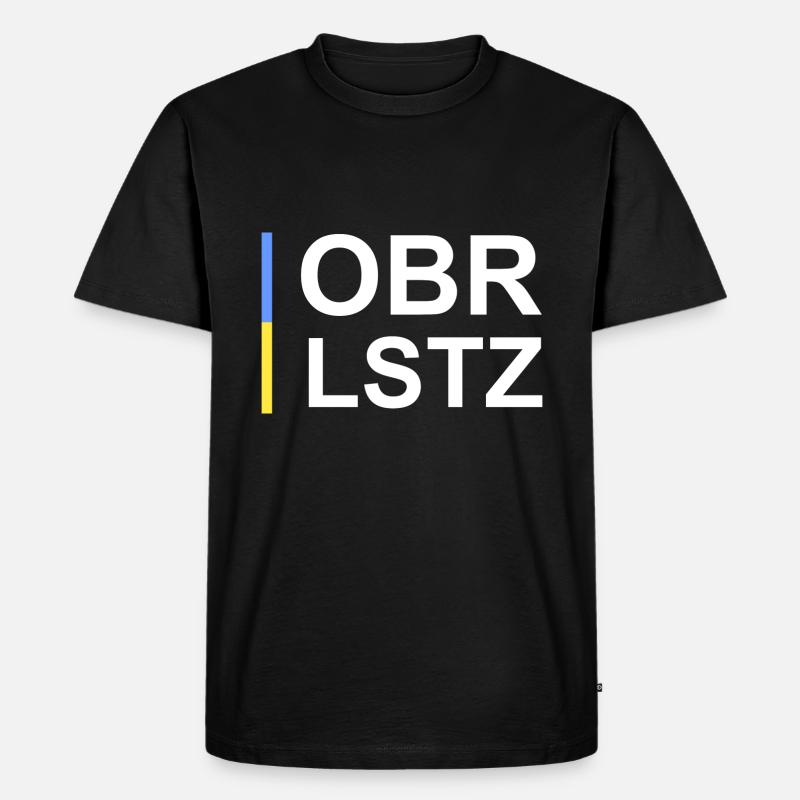 Oberlausitz - Männer Premium Bio T-Shirt - Schwarz
