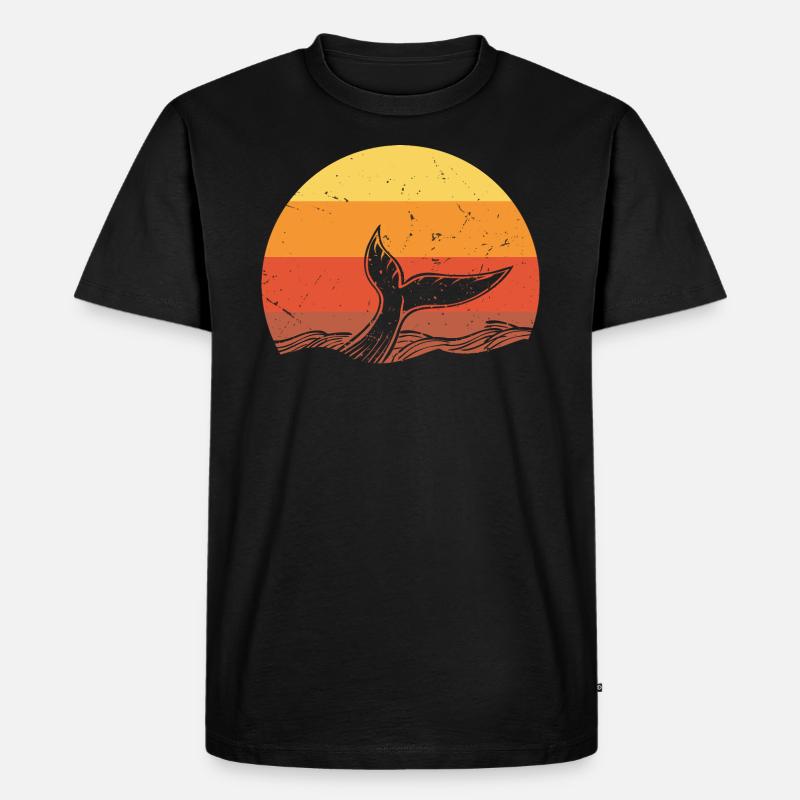 Requin requin - Haifisch - Männer Premium Bio T-Shirt - Schwarz