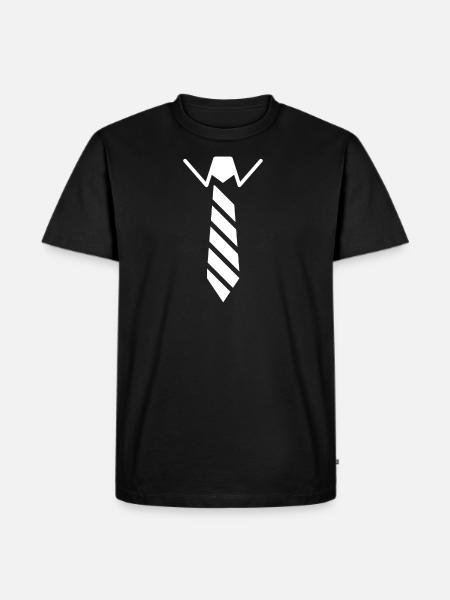 cravate - T-shirt Premium bio Homme - noir