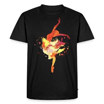 Ballet dance - Men's Premium Organic T-Shirt - black - Front - Nico (187cm)