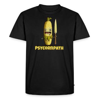 Pyscornpath Cornhole Team Member Design - Men's Premium Organic T-Shirt - black - Front - Nico (187cm)