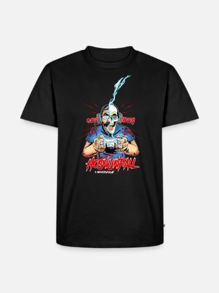 Birger HorrorOktober Hosenunfall - Männer Premium Bio T-Shirt - Schwarz
