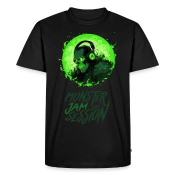 Für Musikliebhaber - Monster Jam Session - Männer Premium Bio T-Shirt - Schwarz - Vorne - Nico (187cm)