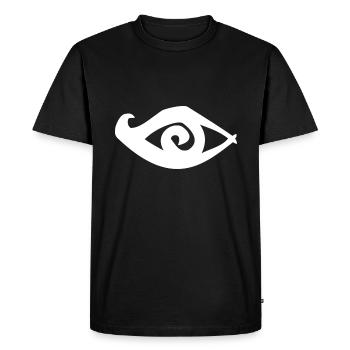 | des yeux Symbole | Œil qui voit tout| Égyptien - T-shirt Premium bio Homme - noir - Devant - Nico (187cm)