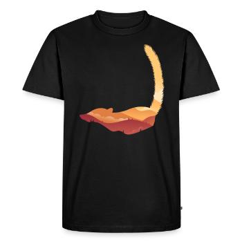 Coati - Men's Premium Organic T-Shirt - black - Front - Nico (187cm)